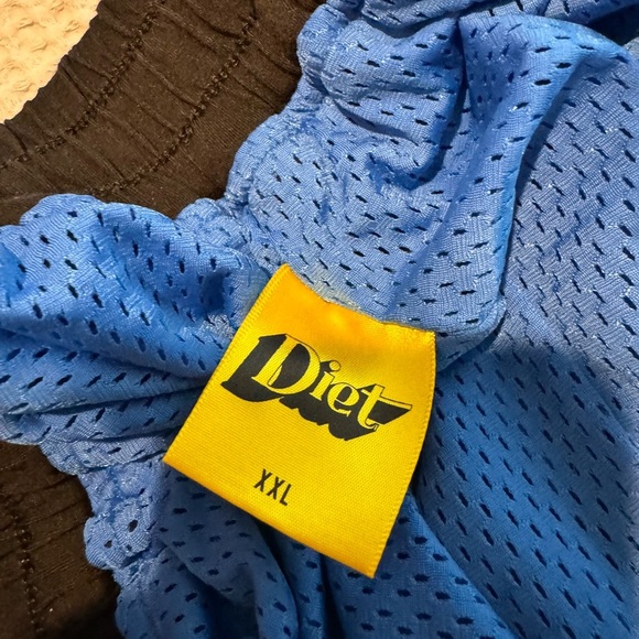 RARE Diet Starts Monday x Sneaker Politics Mesh Shorts Blue XXL EUC - Picture 6 of 7